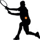 Tennis Silhouette Wall Decal