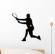Tennis Silhouette Wall Decal