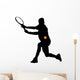 Tennis Silhouette Wall Decal