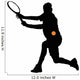 Tennis Silhouette Wall Decal