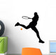 Tennis Silhouette Wall Decal