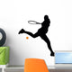 Tennis Silhouette Wall Decal