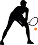 Tennis Silhouette Wall Decal
