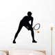 Tennis Silhouette Wall Decal