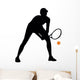 Tennis Silhouette Wall Decal