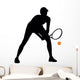 Tennis Silhouette Wall Decal