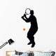 Tennis Silhouette Wall Decal