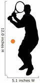 Tennis Silhouette Wall Decal