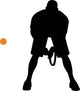 Tennis Silhouette Wall Decal