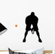 Tennis Silhouette Wall Decal