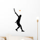 Tennis Silhouette Wall Decal