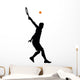 Tennis Silhouette Wall Decal