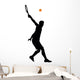 Tennis Silhouette Wall Decal