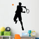 Tennis Silhouette Wall Decal