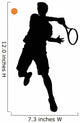Tennis Silhouette Wall Decal