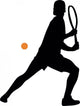 Tennis Silhouette Wall Decal