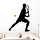 Tennis Silhouette Wall Decal