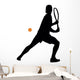 Tennis Silhouette Wall Decal