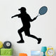 Tennis Silhouette Wall Decal