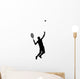 Tennis Silhouette Wall Decal