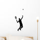 Tennis Silhouette Wall Decal