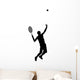 Tennis Silhouette Wall Decal