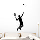 Tennis Silhouette Wall Decal