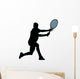 Tennis Silhouette Wall Decal