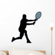 Tennis Silhouette Wall Decal