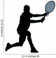 Tennis Silhouette Wall Decal