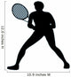 Tennis Silhouette Wall Decal
