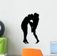Thai Boxing Silhouette Wall Decal