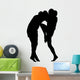 Thai Boxing Silhouette Wall Decal