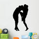 Thai Boxing Silhouette Wall Decal