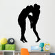 Thai Boxing Silhouette Wall Decal