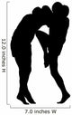 Thai Boxing Silhouette Wall Decal