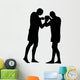Thai Boxing Silhouette Wall Decal