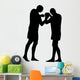 Thai Boxing Silhouette Wall Decal