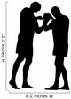 Thai Boxing Silhouette Wall Decal