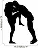 Thai Boxing Silhouette Wall Decal