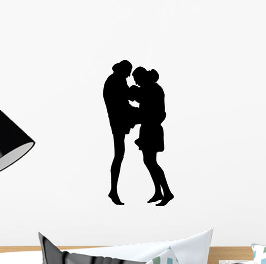 Thai Boxing Silhouette Wall Decal