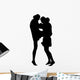Thai Boxing Silhouette Wall Decal