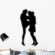 Thai Boxing Silhouette Wall Decal