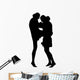 Thai Boxing Silhouette Wall Decal