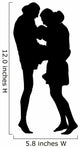 Thai Boxing Silhouette Wall Decal