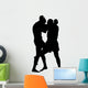 Thai Boxing Silhouette Wall Decal