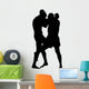 Thai Boxing Silhouette Wall Decal