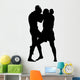 Thai Boxing Silhouette Wall Decal