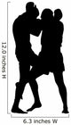 Thai Boxing Silhouette Wall Decal