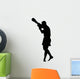 Thai Boxing Silhouette Wall Decal